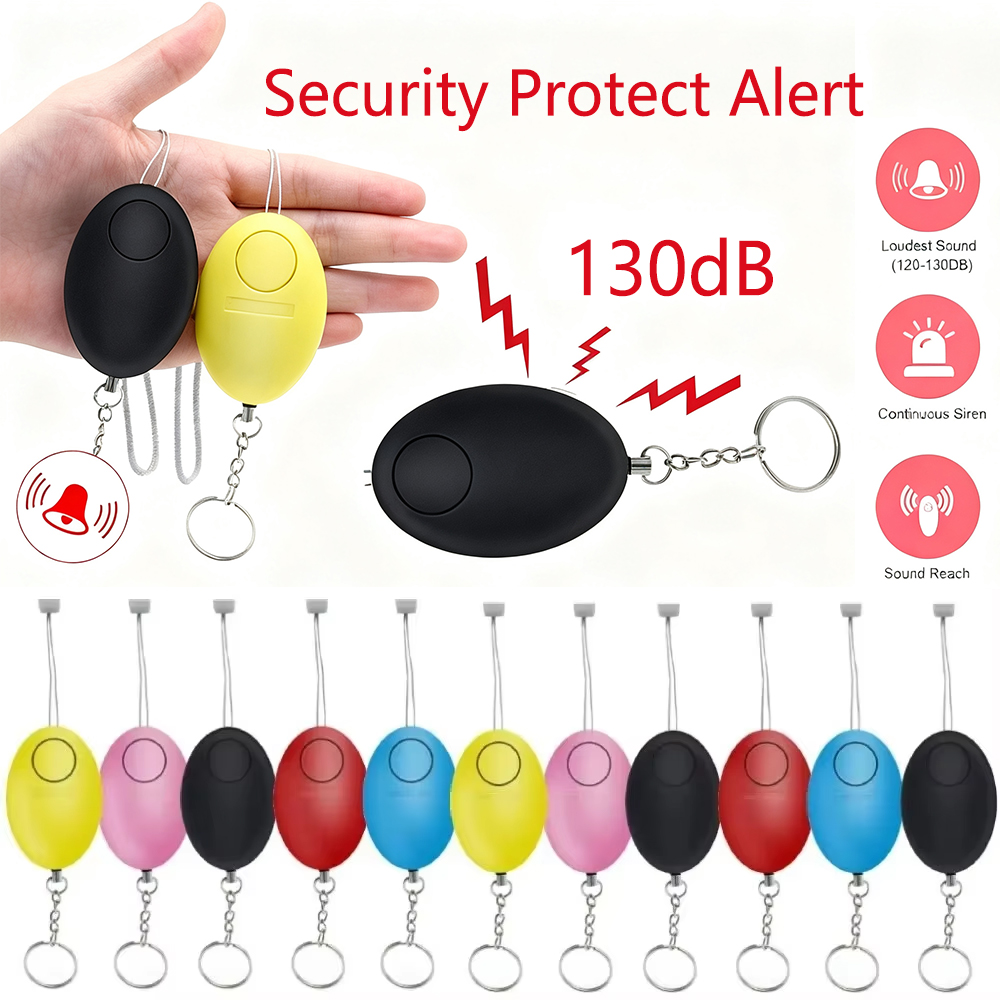 Personal Alarm Keychain - Cheap Self Defense Alarm 120dB Egg