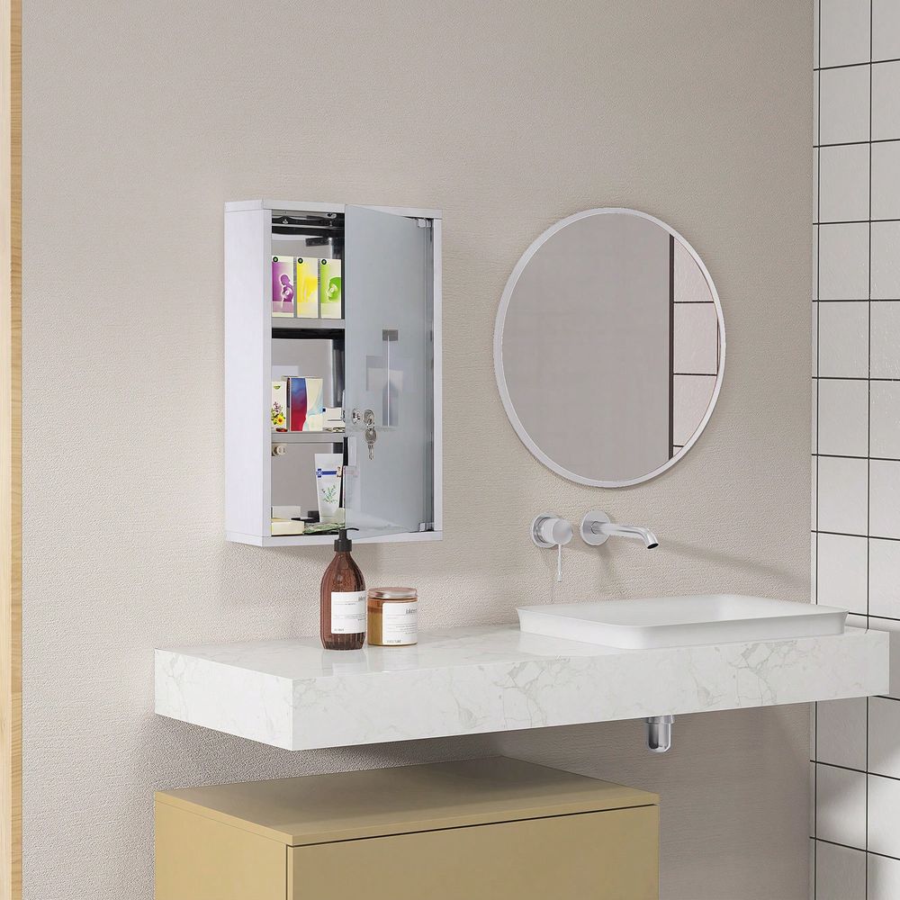 Medicine Cabinet Lock - Wall Medicine Cabinet With Lock, Lockable