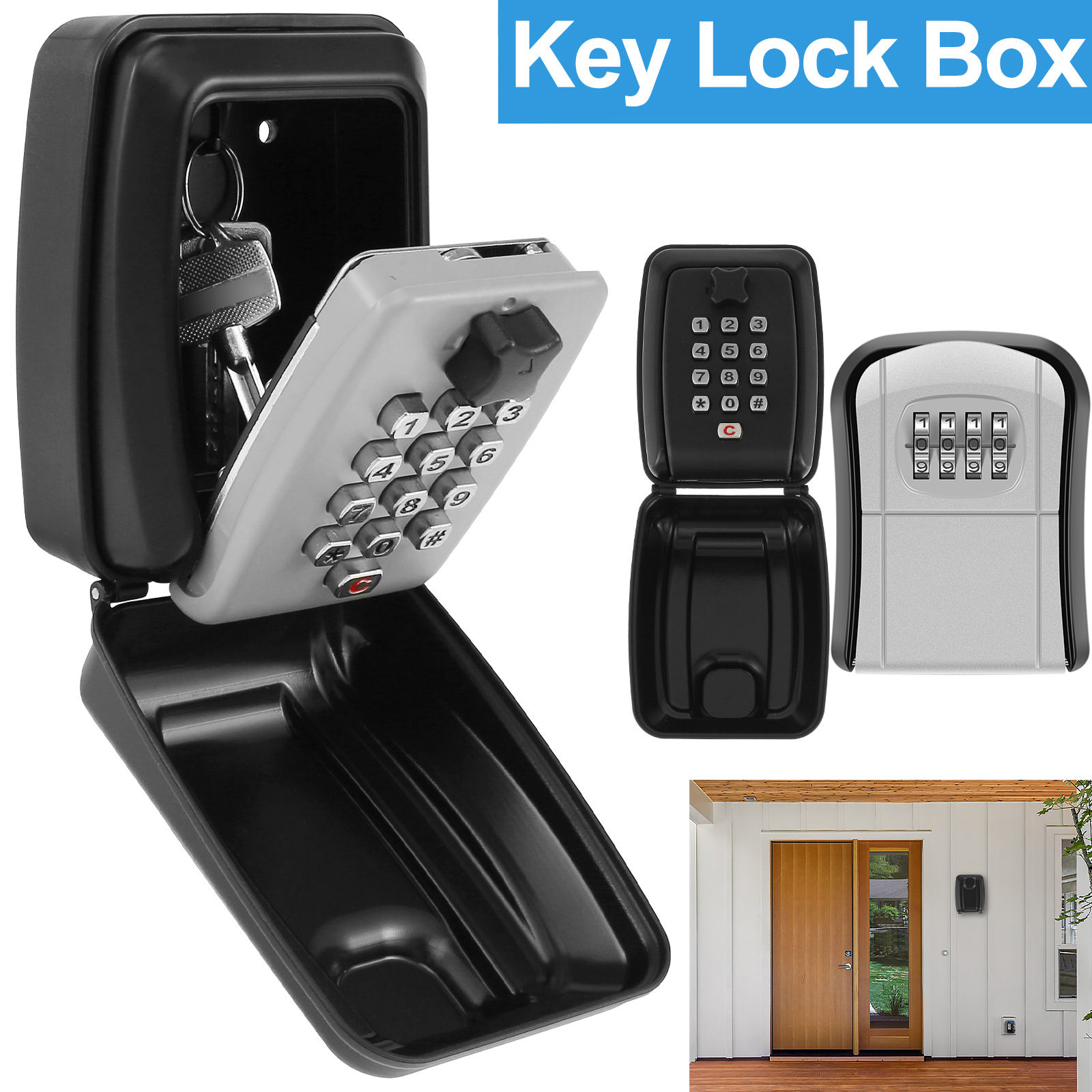 Key Lock Box Wall-Mount Secret - đánh giá và giá Lockbox Key Secure
