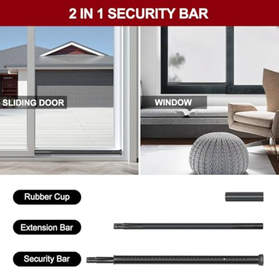 Sliding Door Security Bar, Hea - đánh giá và giá Window Lock Bar