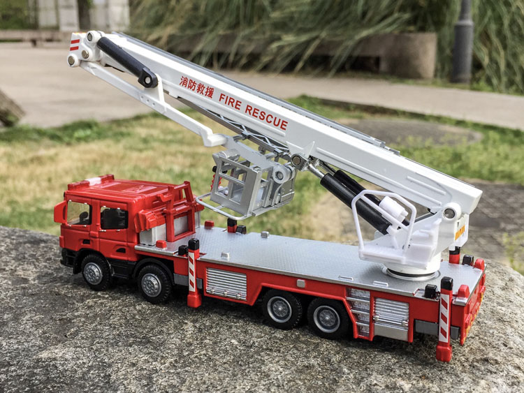 1:50 alloy engineering vehicle - đánh giá và giá Fire Escape Ladder