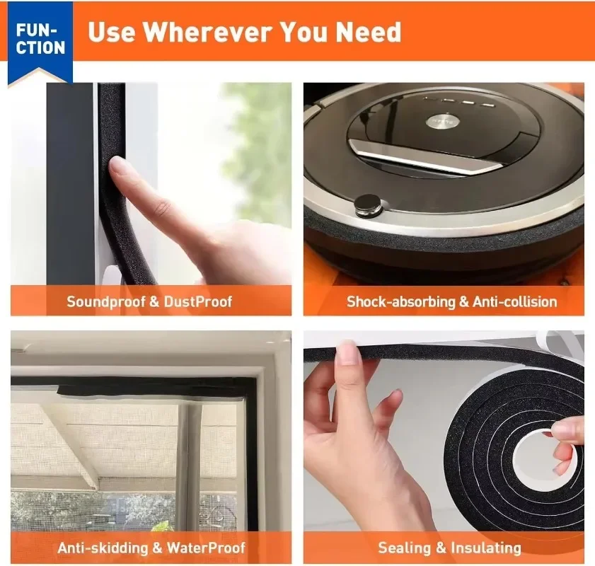 Thick Foam Window Sealing Stri - đánh giá và giá Window Lock Bar