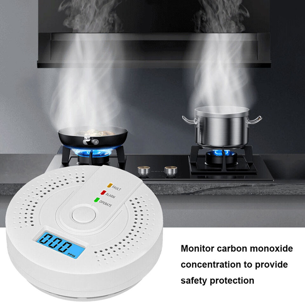 5-1PCS Digital Carbon Monoxide - đánh giá và giá Smoke Detector Interconnected