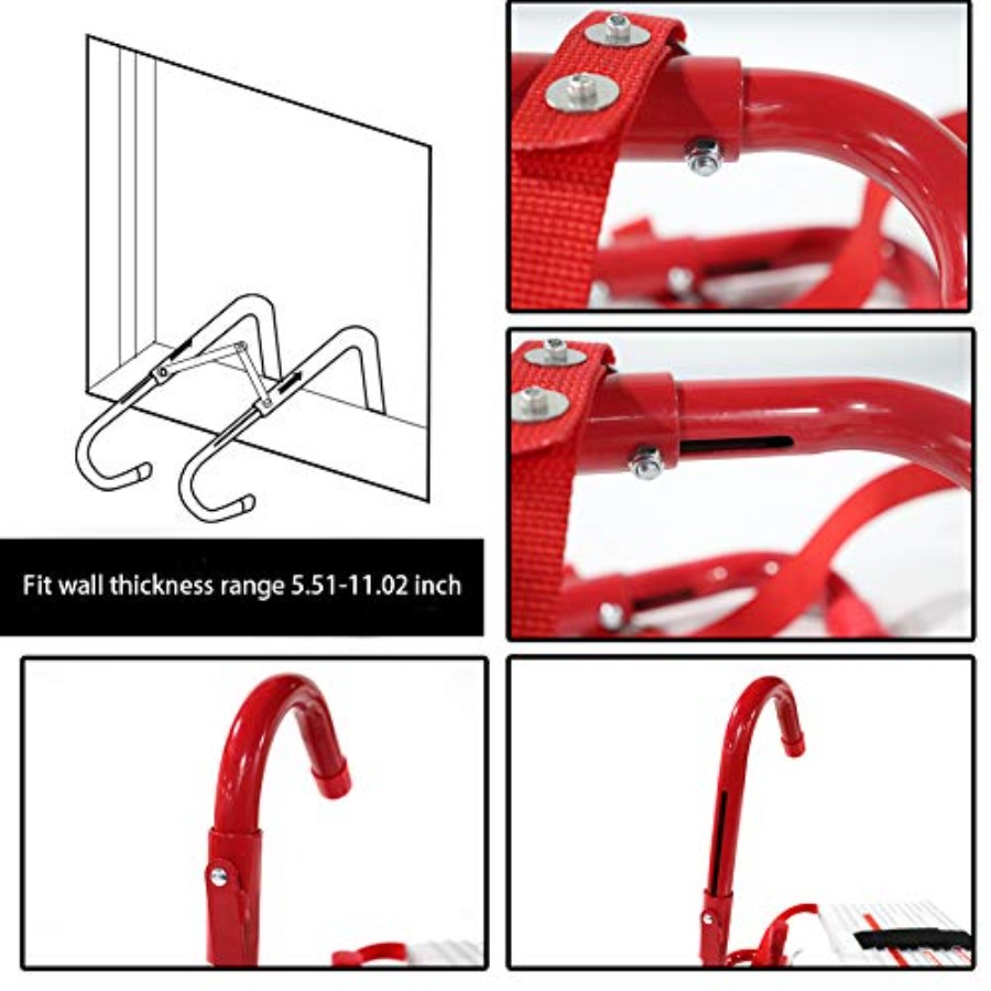 Portable Fire Ladder 2 Story E - đánh giá và giá Fire Escape Ladder