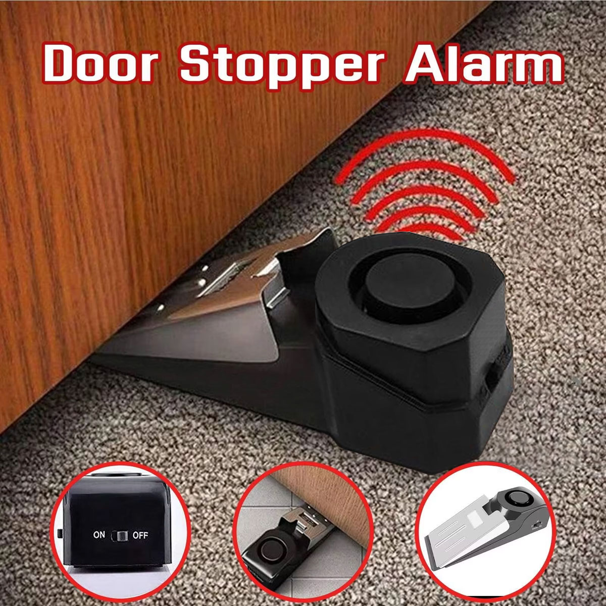 Wireless Door Stop Alarm Syste - đánh giá và giá Door Stop Alarm