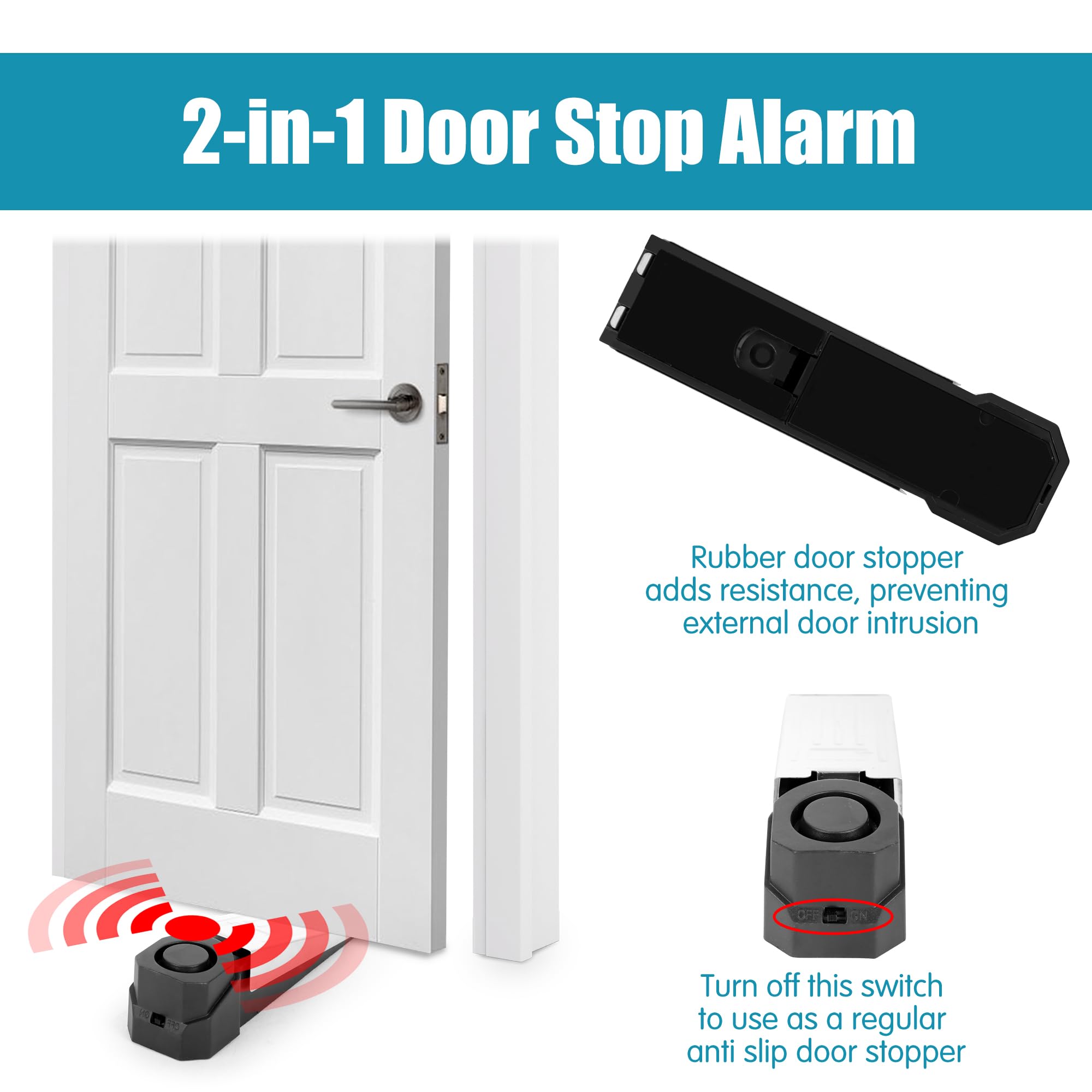 Wireless Door Stop Alarm Syste - đánh giá và giá Door Stop Alarm