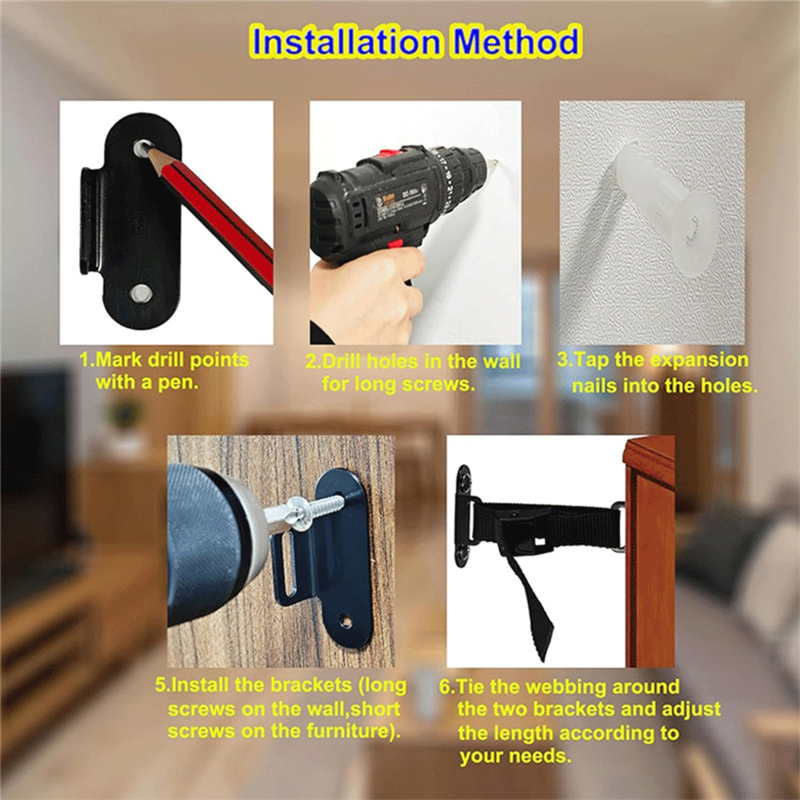 Fresh Anti Tip Furniture Ancho - đánh giá và giá Earthquake Anchor Strap