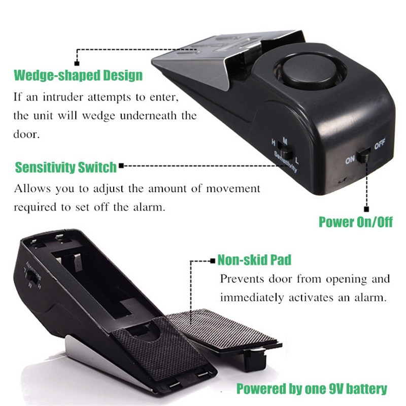 KERUI 125DB Anti-theft Burglar - đánh giá và giá Door Stop Alarm