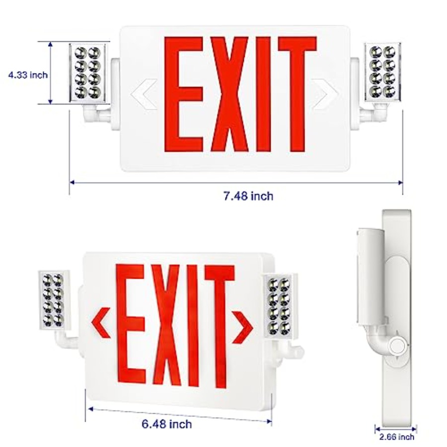 Spectsun 1 Pack Exit Signs wit - đánh giá và giá Emergency Exit Sign
