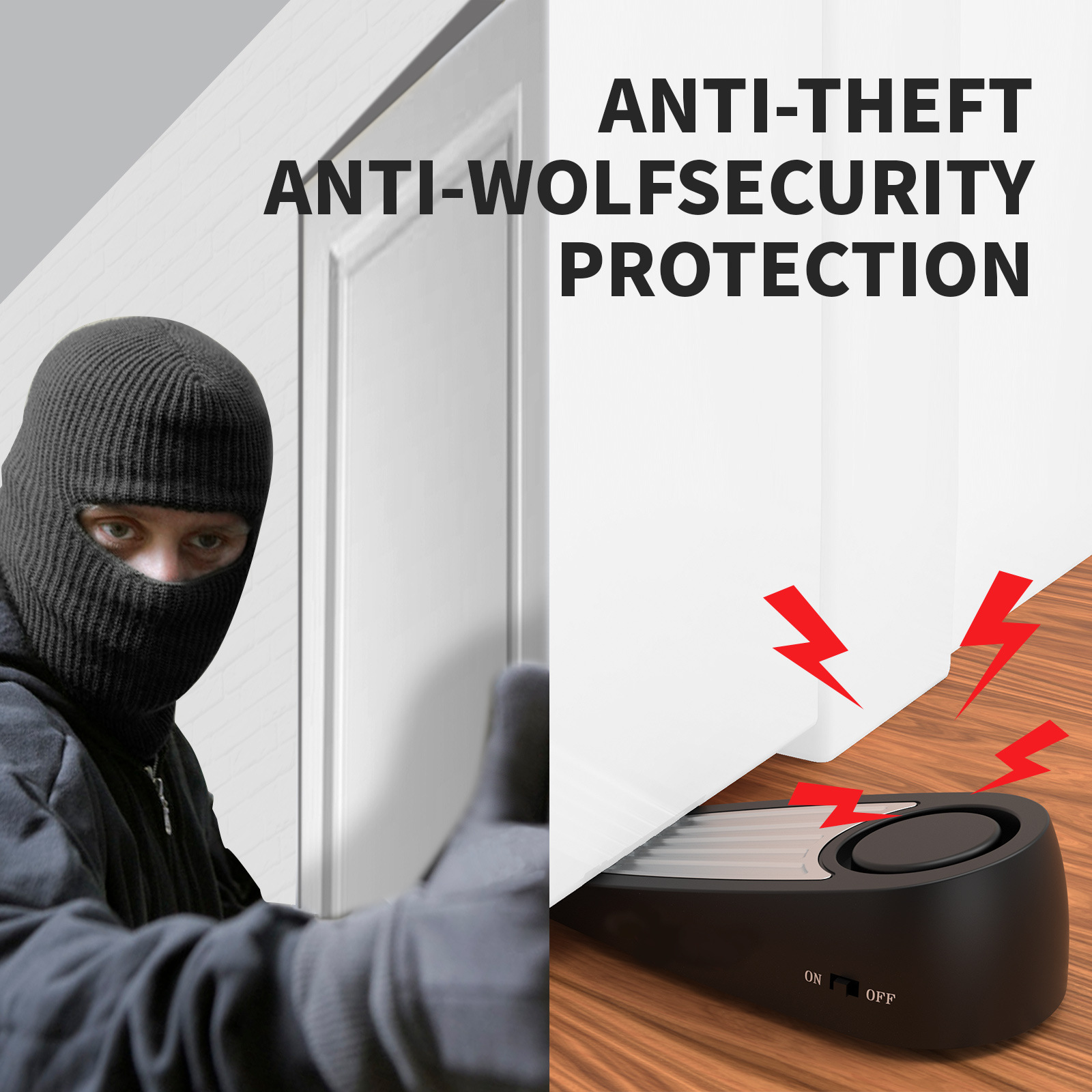 Wireless 130dB Door Stop Alarm - đánh giá và giá Door Stop Alarm