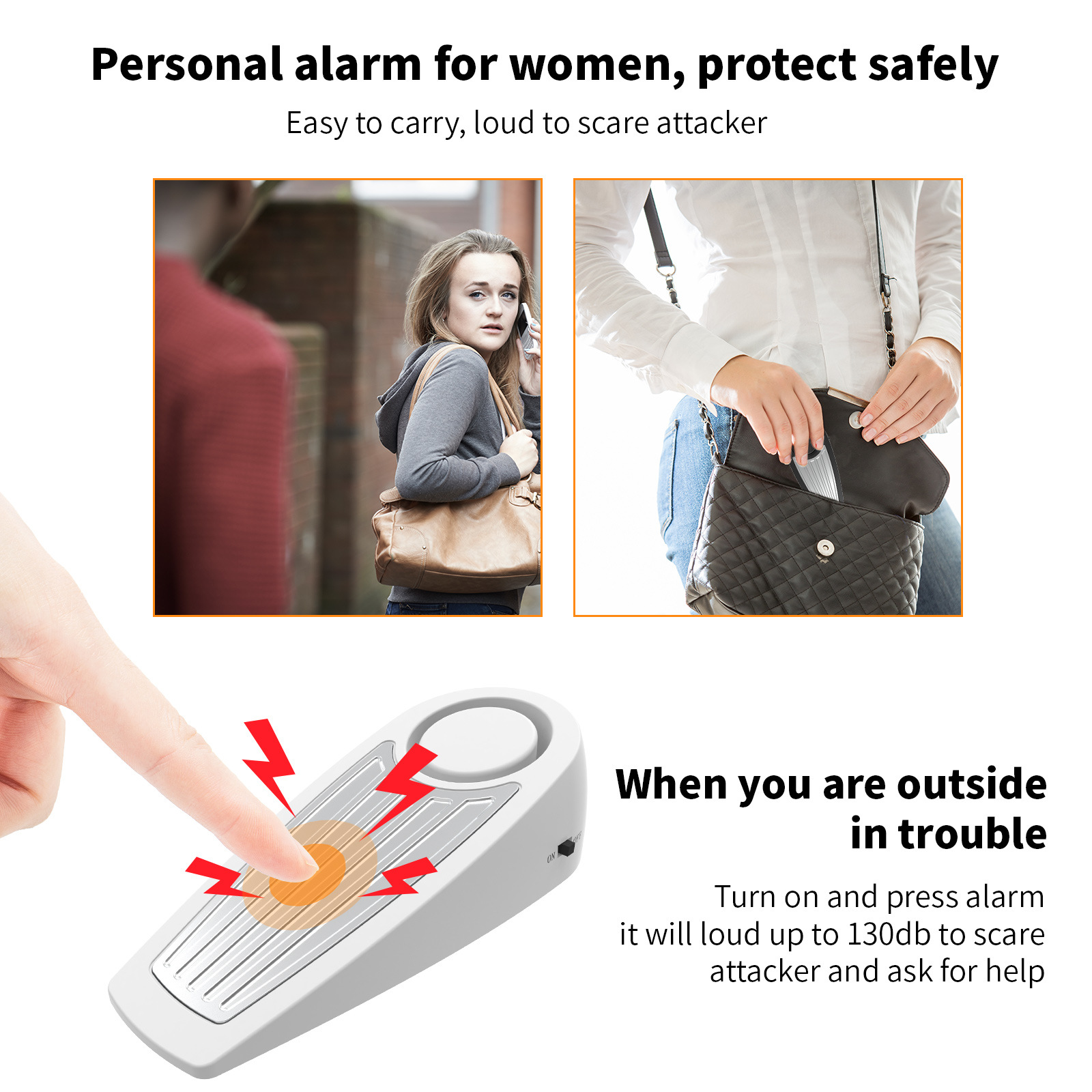 Wireless 130dB Door Stop Alarm - đánh giá và giá Door Stop Alarm