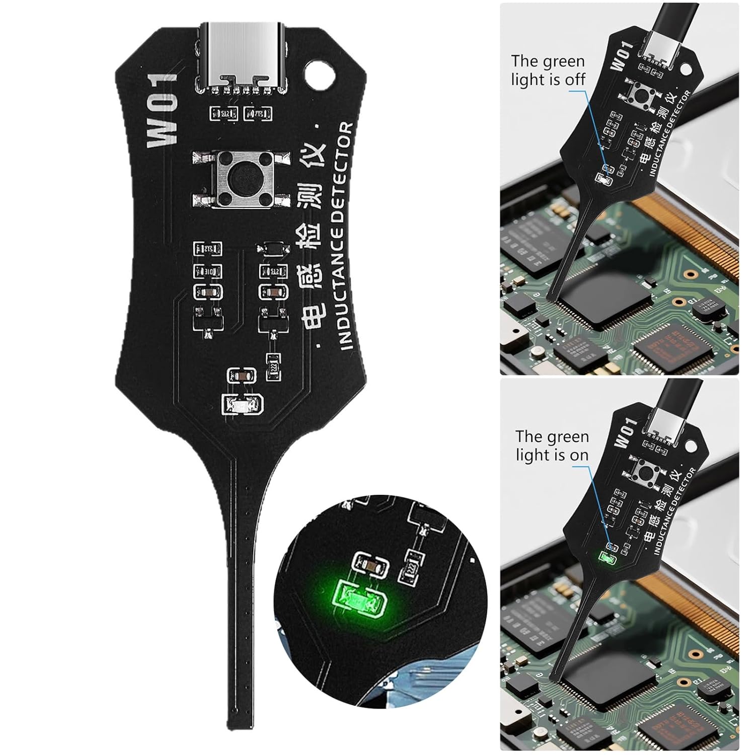 1PC W01 Motherboard Coil Teste - đánh giá và giá Co Detector Plug