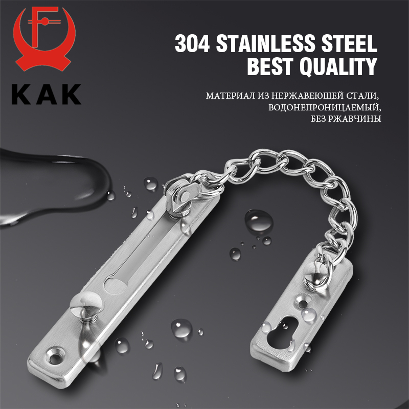 KAK 304 Stainless Steel Securi - đánh giá và giá Security Chain Door