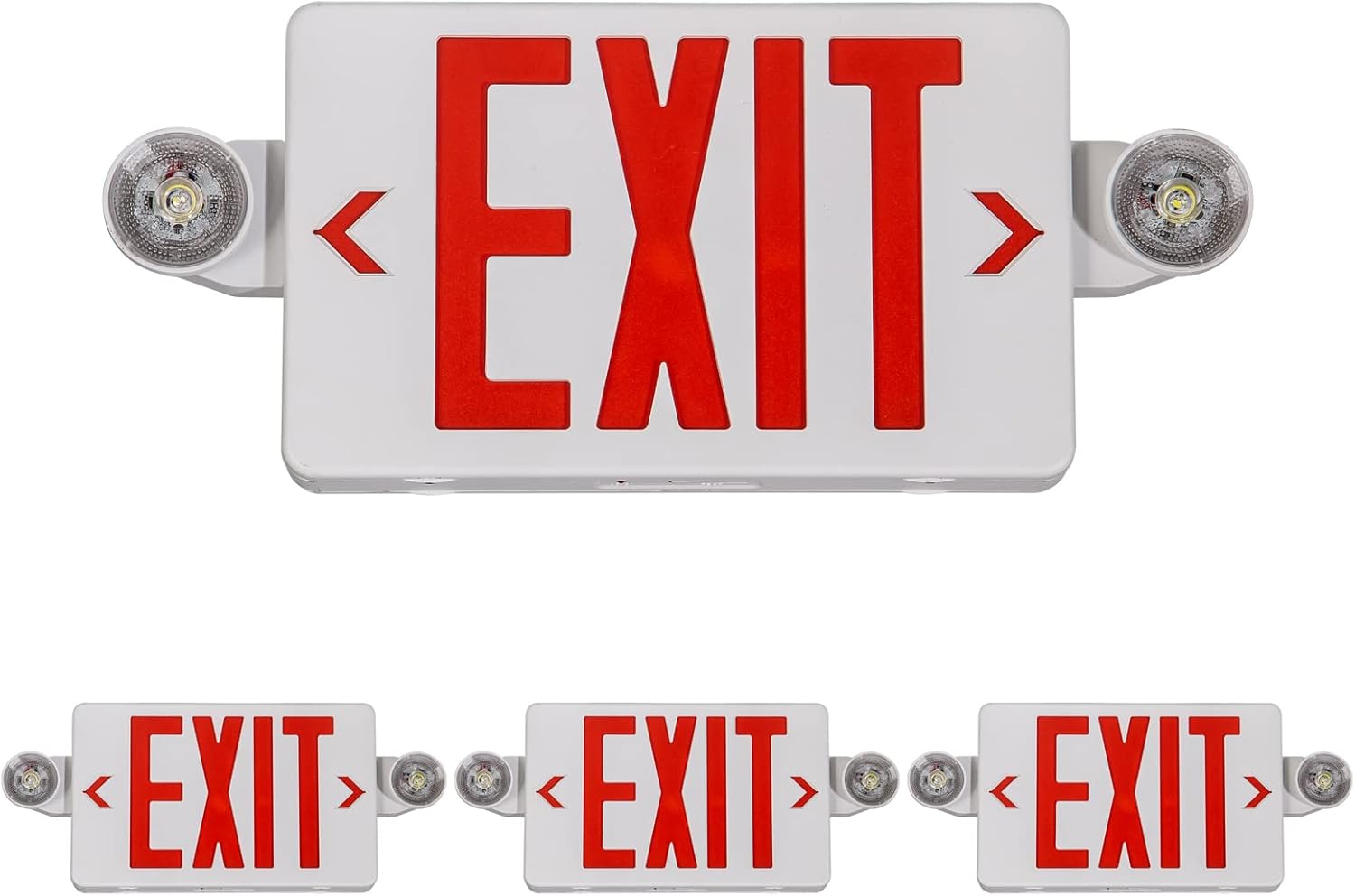 Red Exit Sign with Emergency L - đánh giá và giá Emergency Exit Sign
