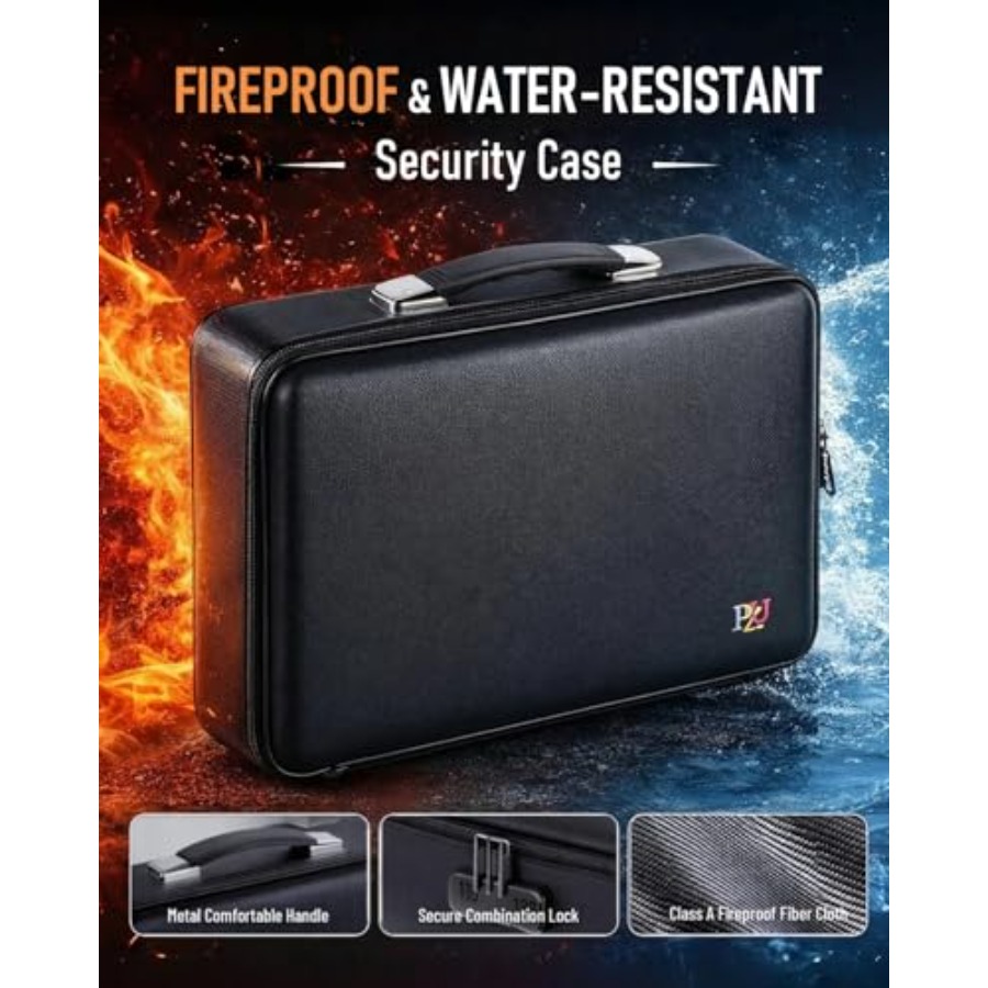 Fireproof Document Box - Hard- - đánh giá và giá Fire Safe Document
