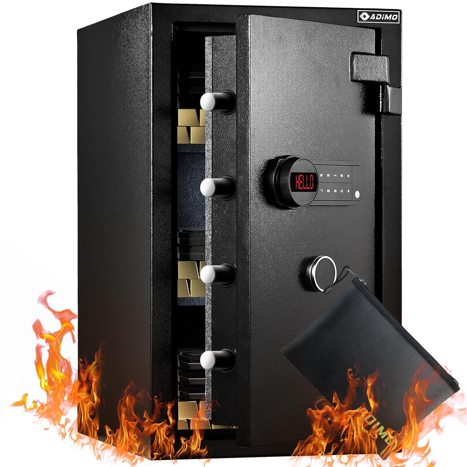 Heavy-Duty Fireproof Safe Box  - đánh giá và giá Fire Safe Document