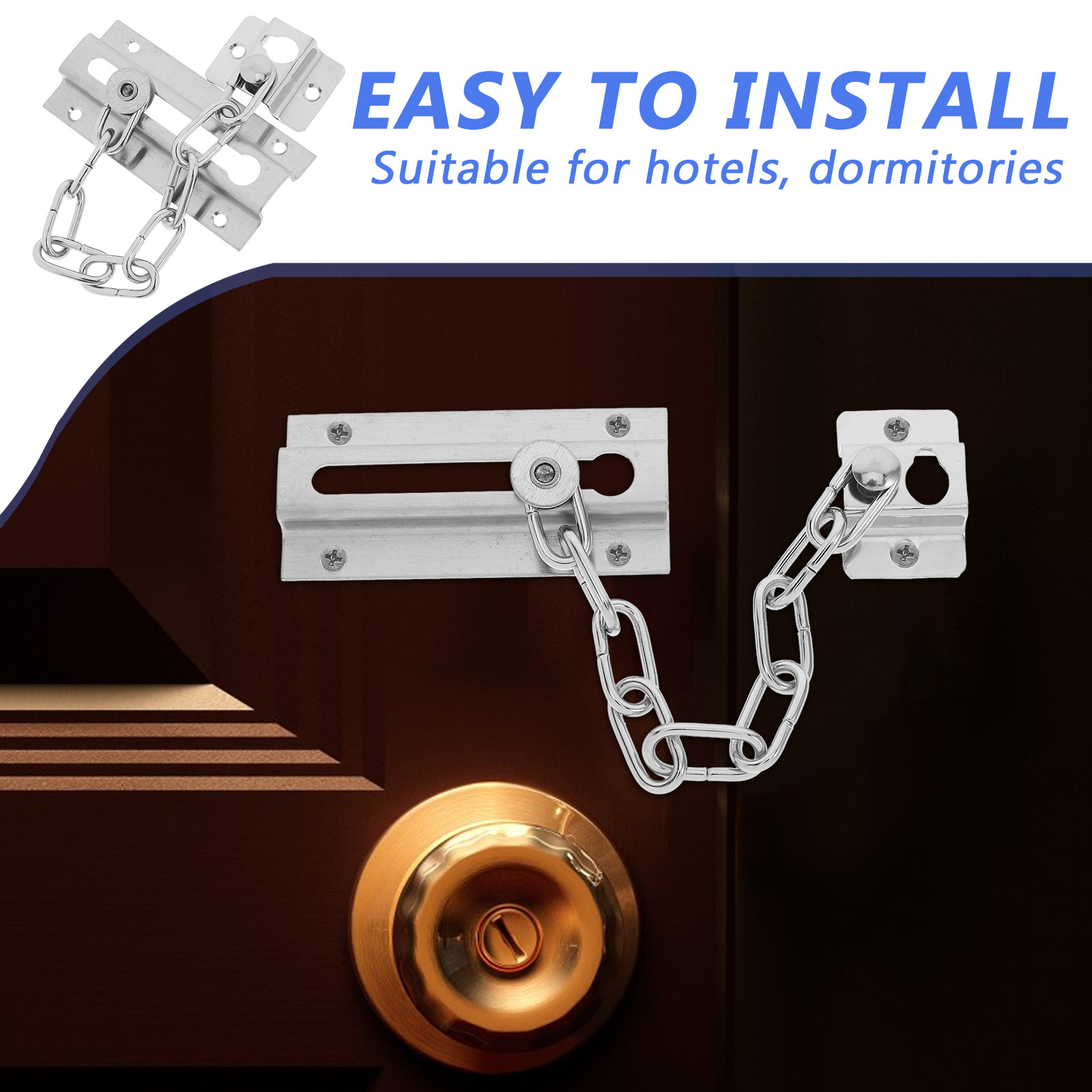 Stainless Steel Door Chain Loc - đánh giá và giá Security Chain Door