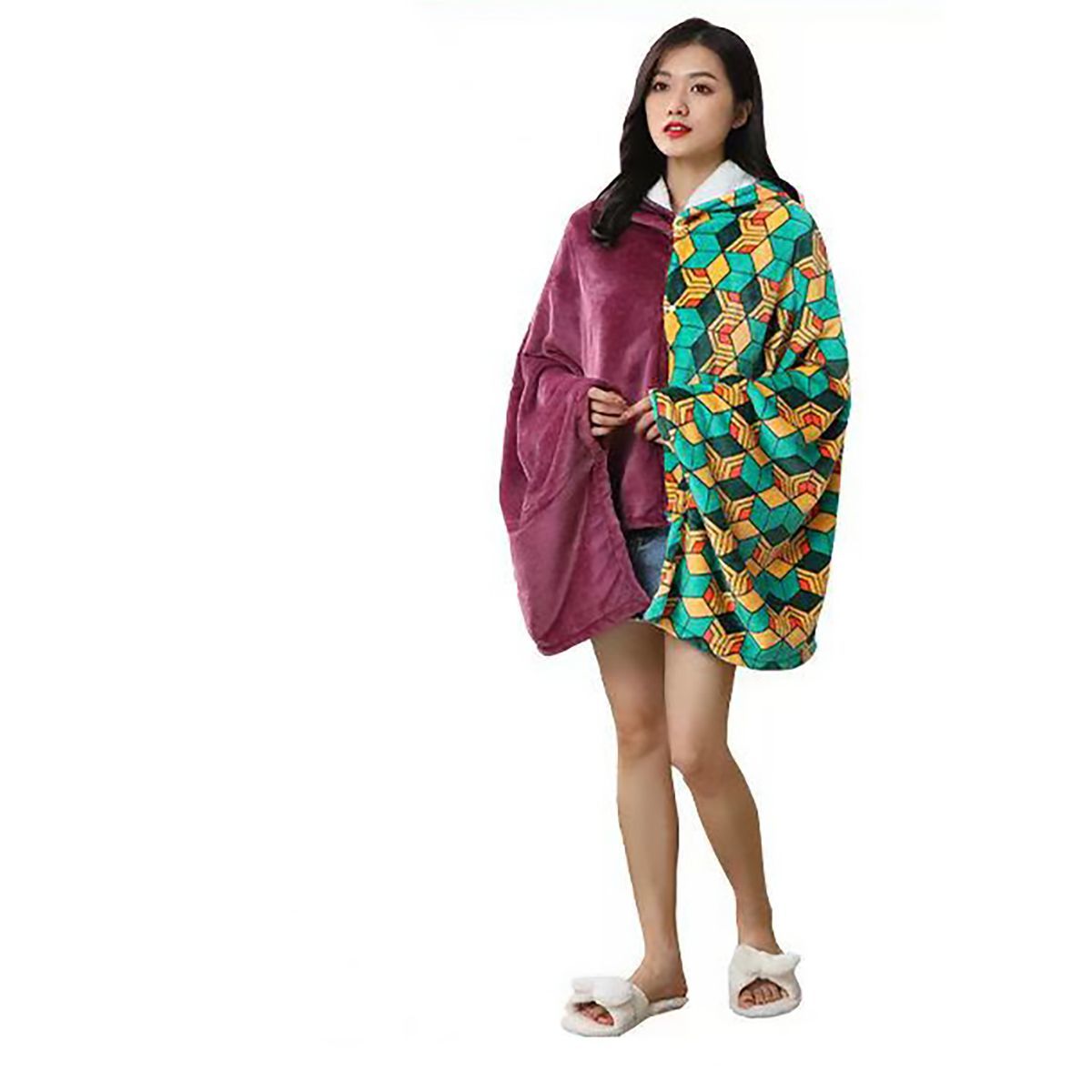 Anime Flannel Blanket Hoodie S - đánh giá và giá Fire Blanket Kitchen