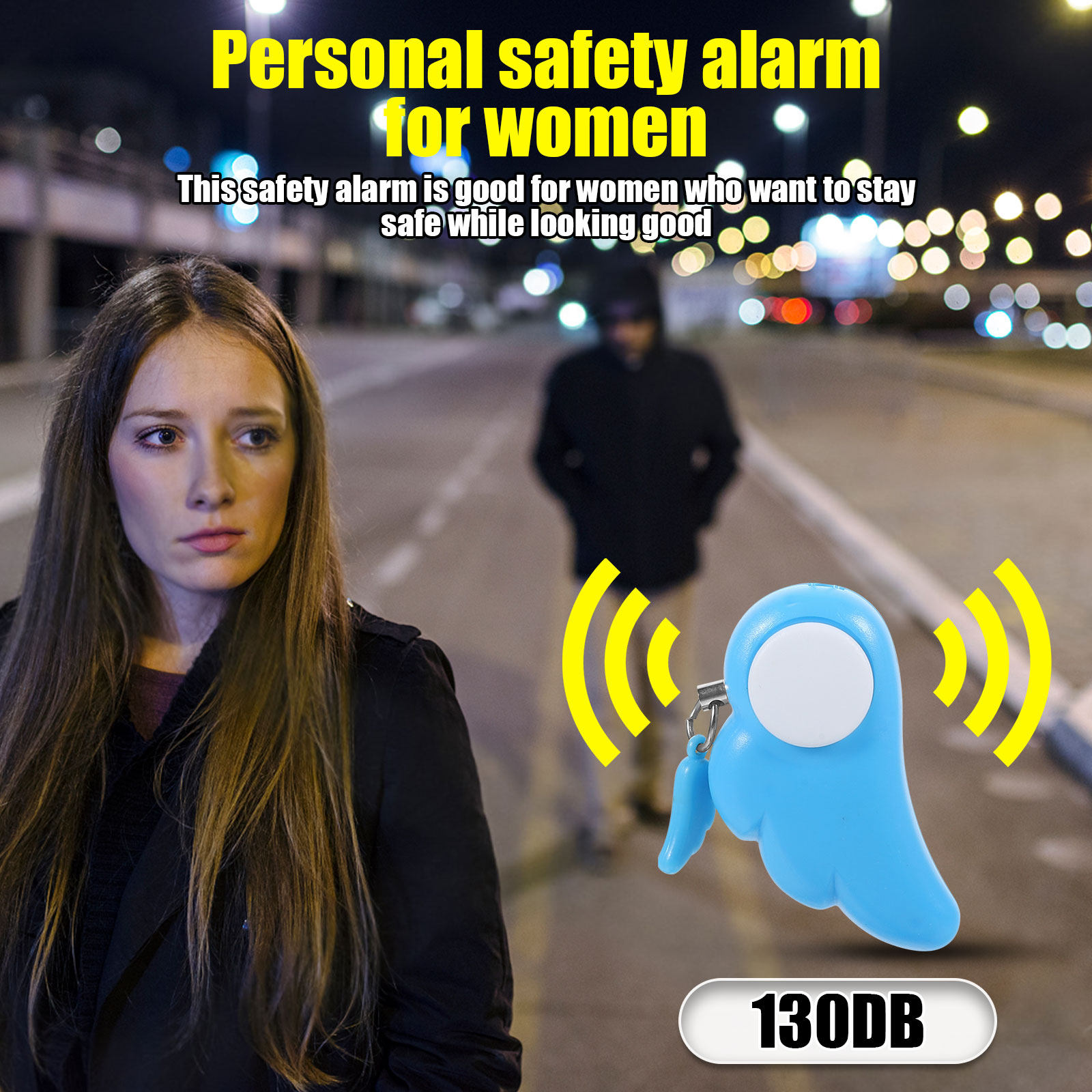 Personal Alarm Keychain 130Db  - đánh giá và giá Personal Alarm Keychain