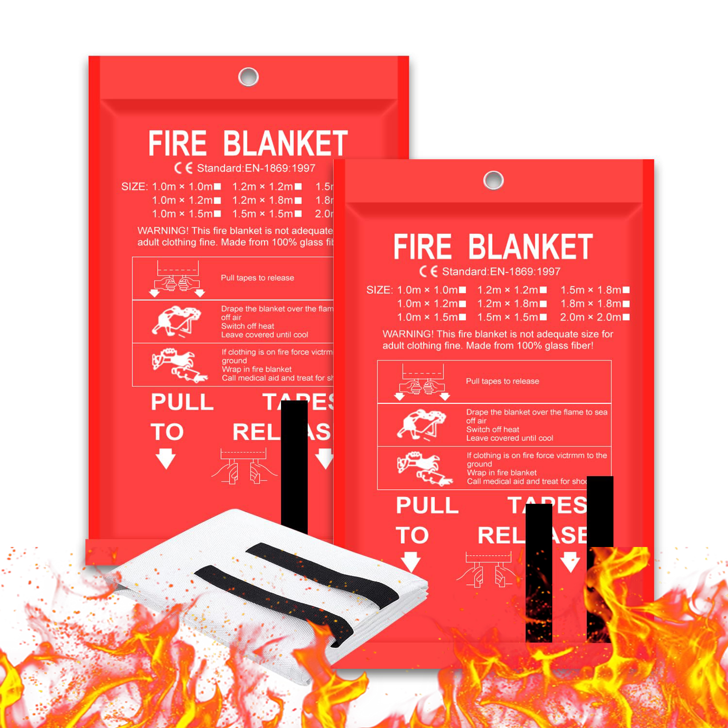 Emergency Fire Blanket for Hom - đánh giá và giá Fire Blanket Kitchen