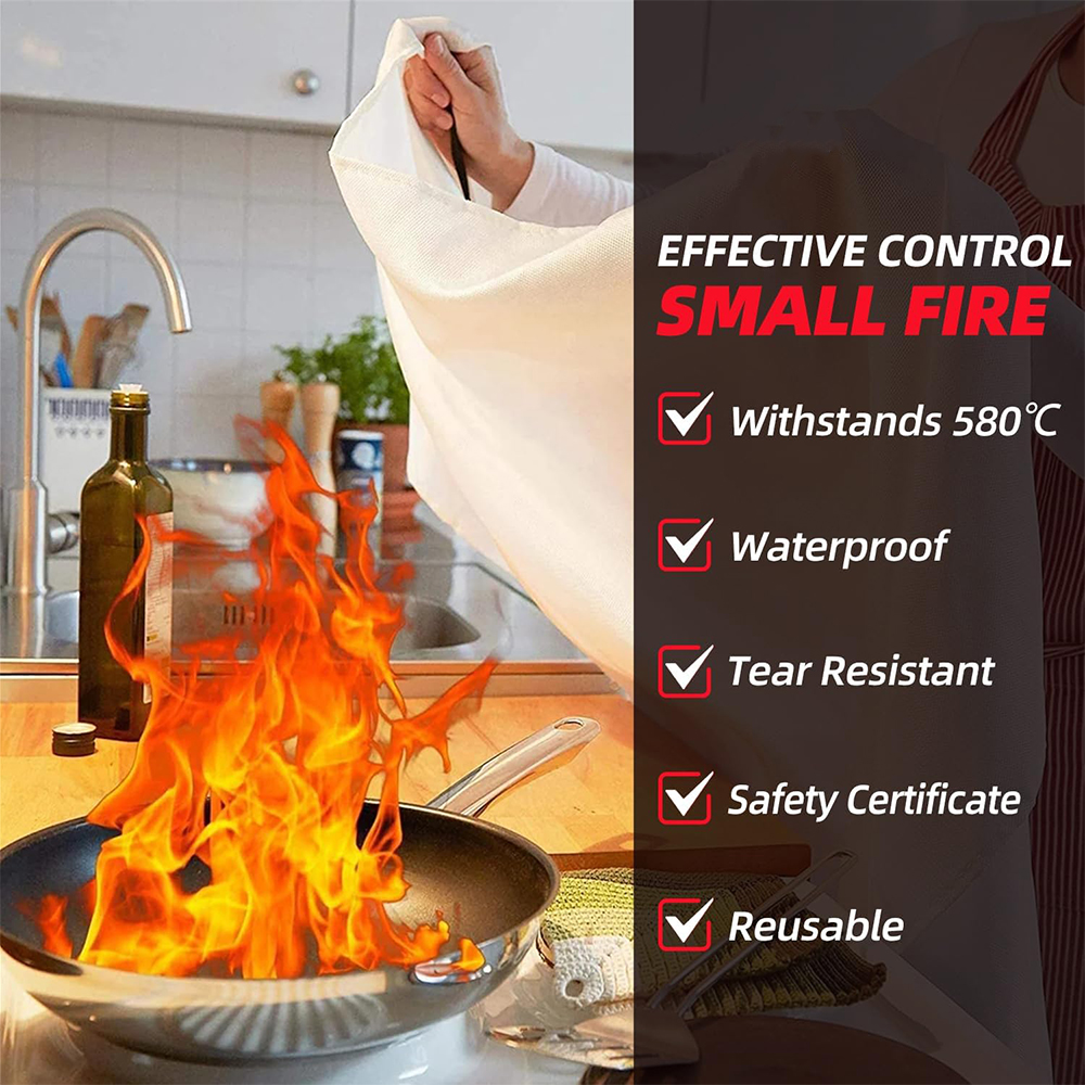 Emergency Fire Blanket for Hom - đánh giá và giá Fire Blanket Kitchen
