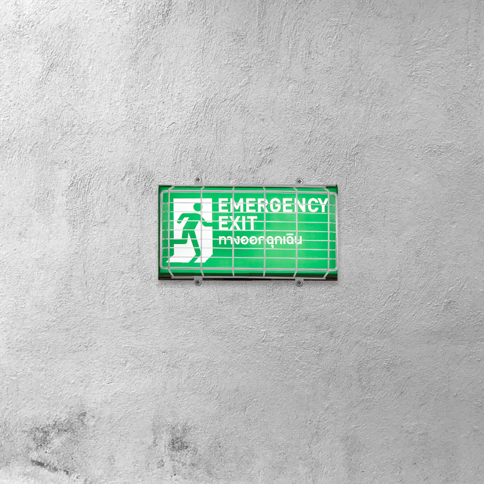 LED Exit Sign Protective Wire  - đánh giá và giá Emergency Exit Sign