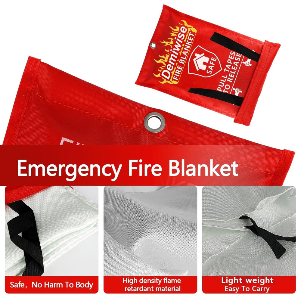 Thick Fire Blanket Emergency f - đánh giá và giá Fire Blanket Kitchen