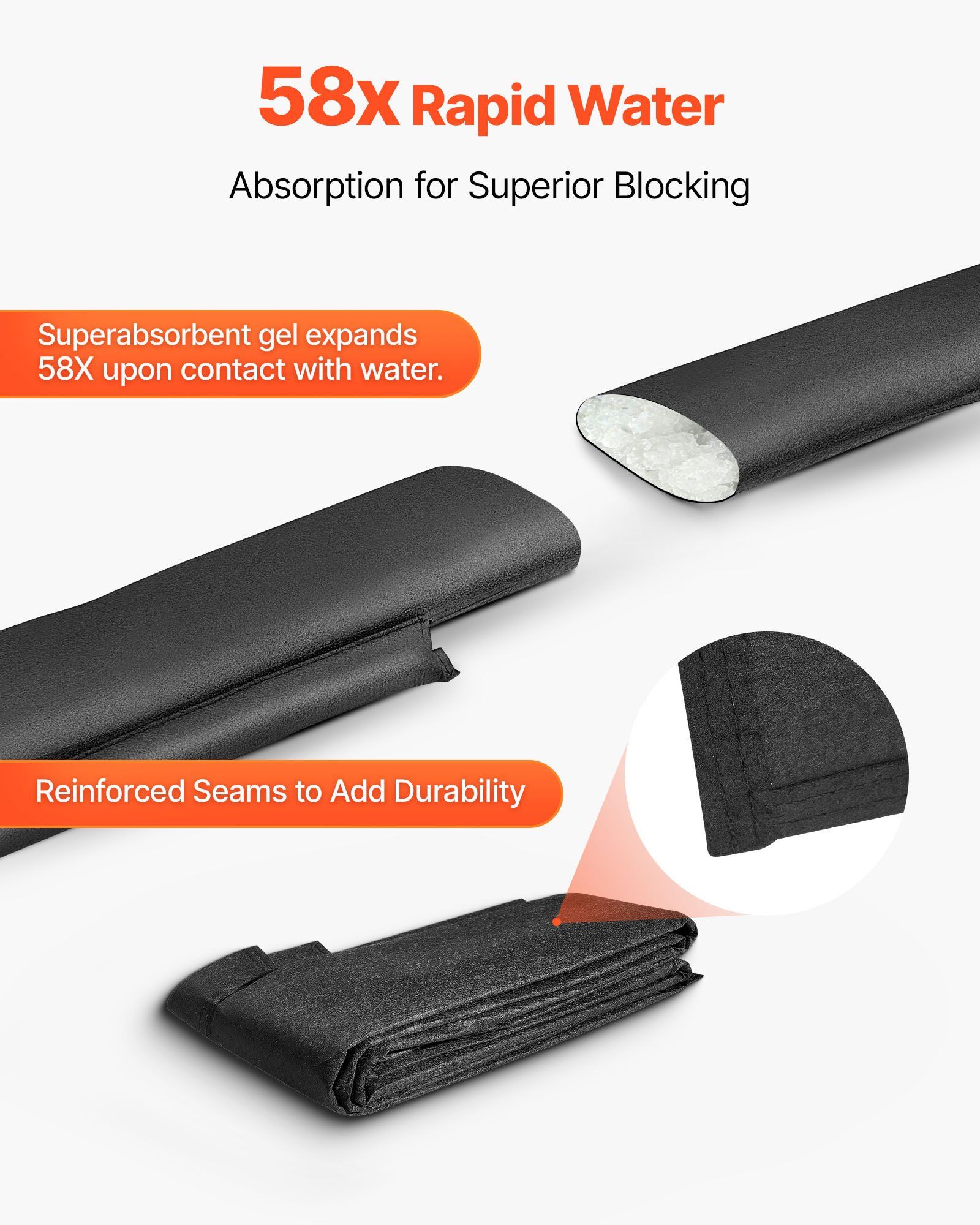 Flood Barrier, 8 Pack, 10 x 0. - đánh giá và giá Flood Barrier Bag