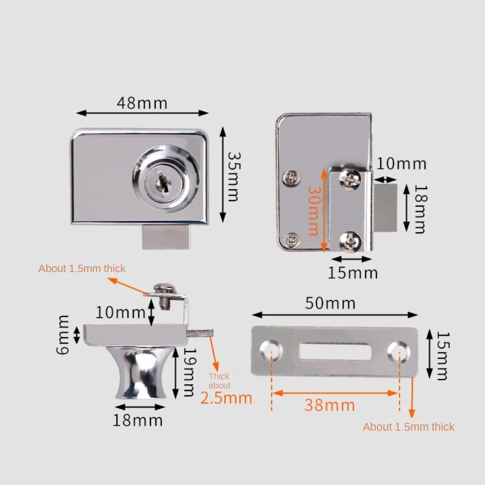Metal Single Double Swinging G - đánh giá và giá Medicine Cabinet Lock