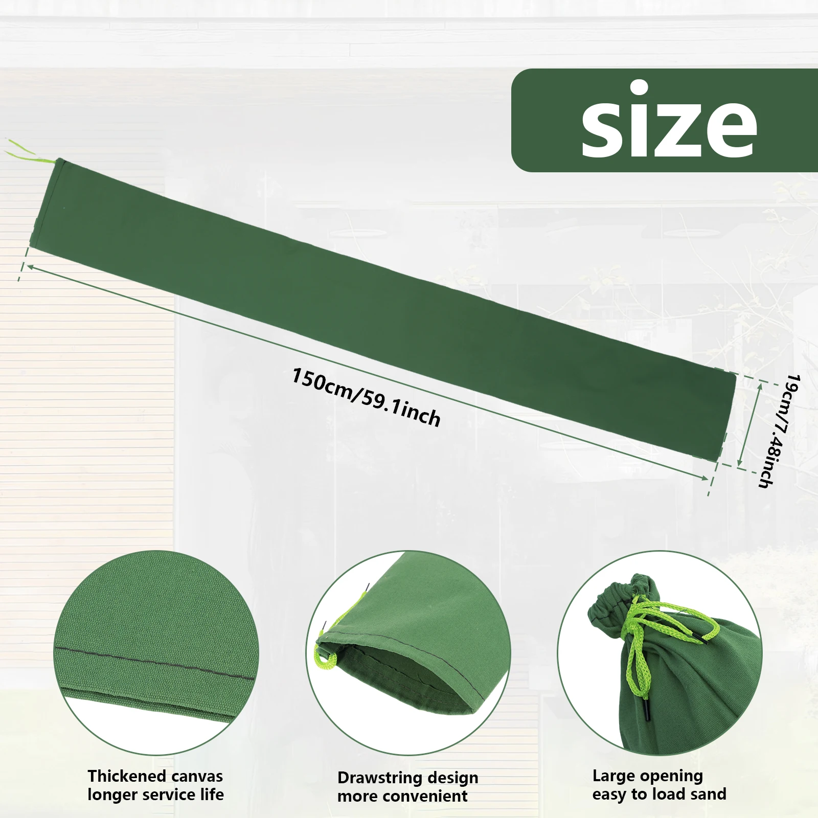 4Pcs Reusable Long Canvas Sand - đánh giá và giá Flood Barrier Bag