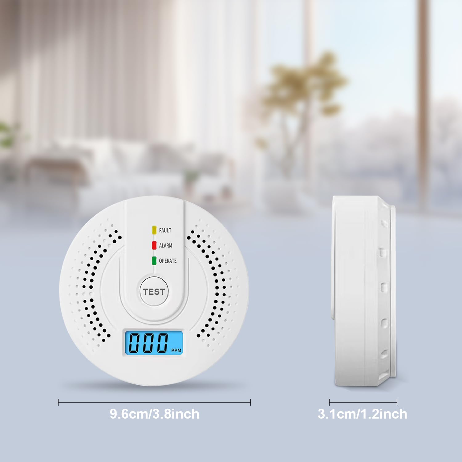 Carbon Monoxide Detector CO Ga - đánh giá và giá Smoke Detector Interconnected