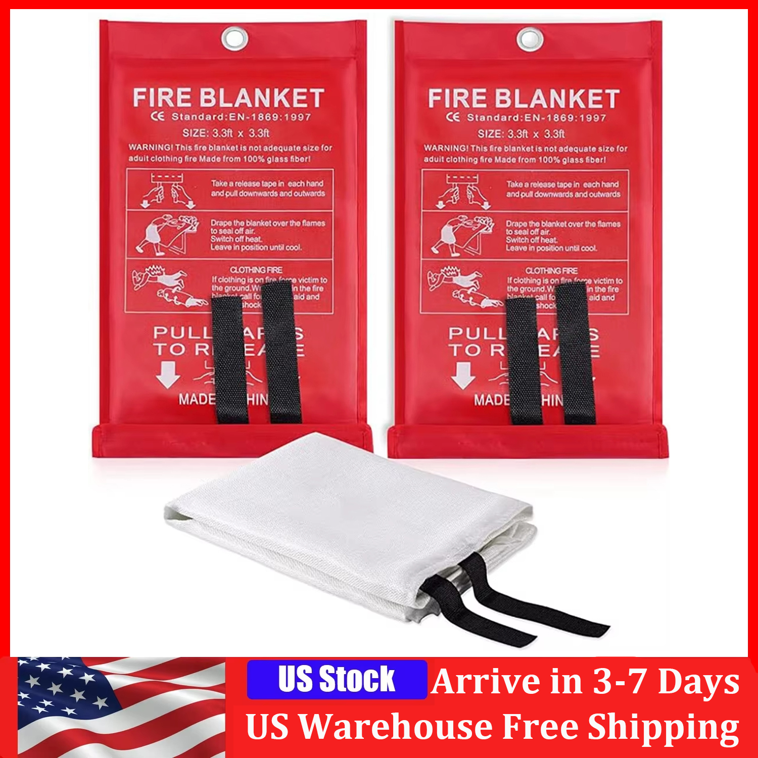 1M*1M Fire Blanket, Kitchen Es - đánh giá và giá Fire Blanket Kitchen
