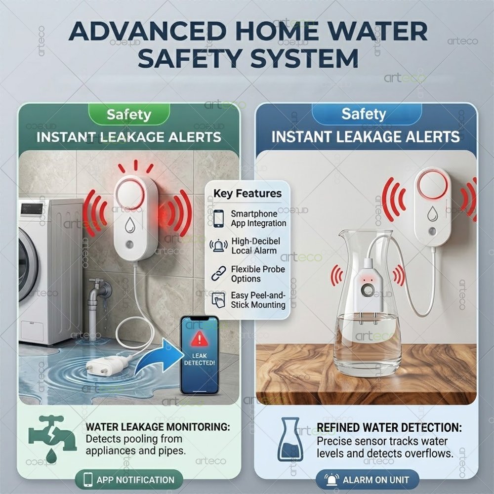 Zigbee Water Leak Detector Sma - đánh giá và giá Water Alarm Sensor