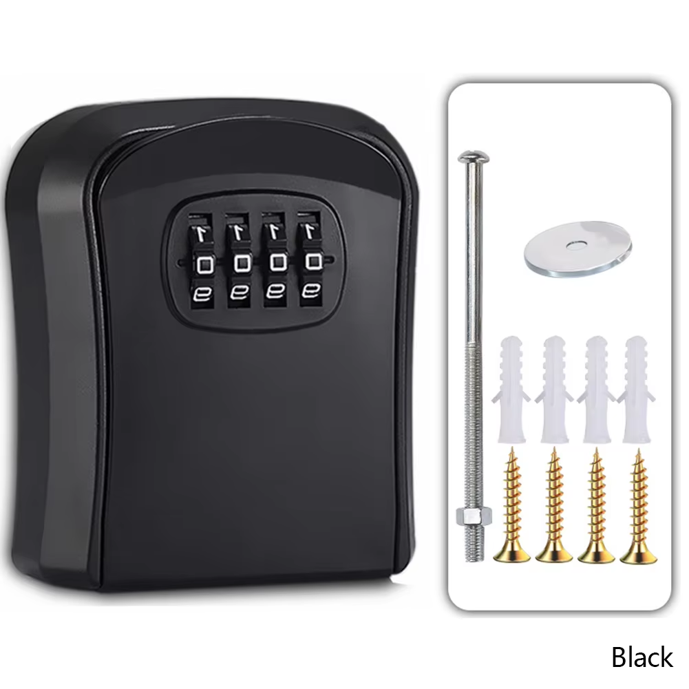 Wall Mount Key Lock Box with 4 - đánh giá và giá Lockbox Key Secure