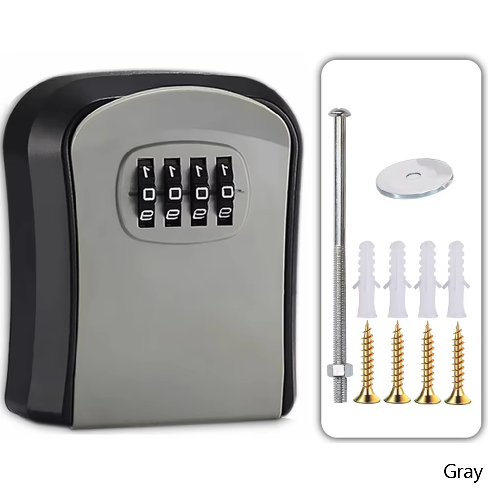 Wall Mount Key Lock Box with 4 - đánh giá và giá Lockbox Key Secure