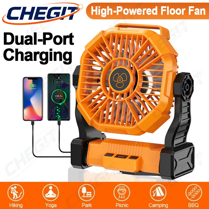 Rechargeable Portable Fan 1040 - đánh giá và giá Power Outage Light