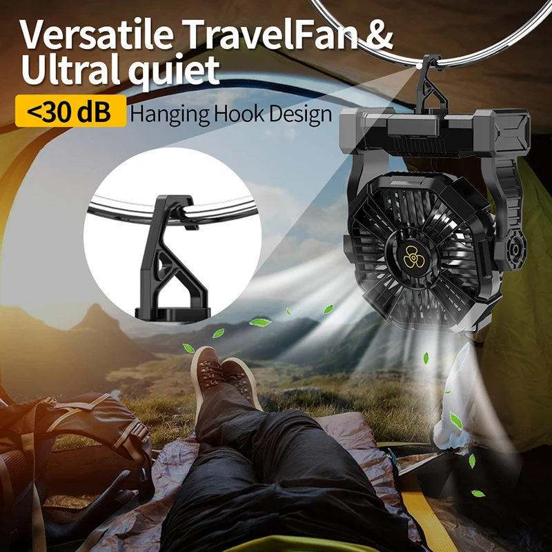 Rechargeable Portable Fan 1040 - đánh giá và giá Power Outage Light