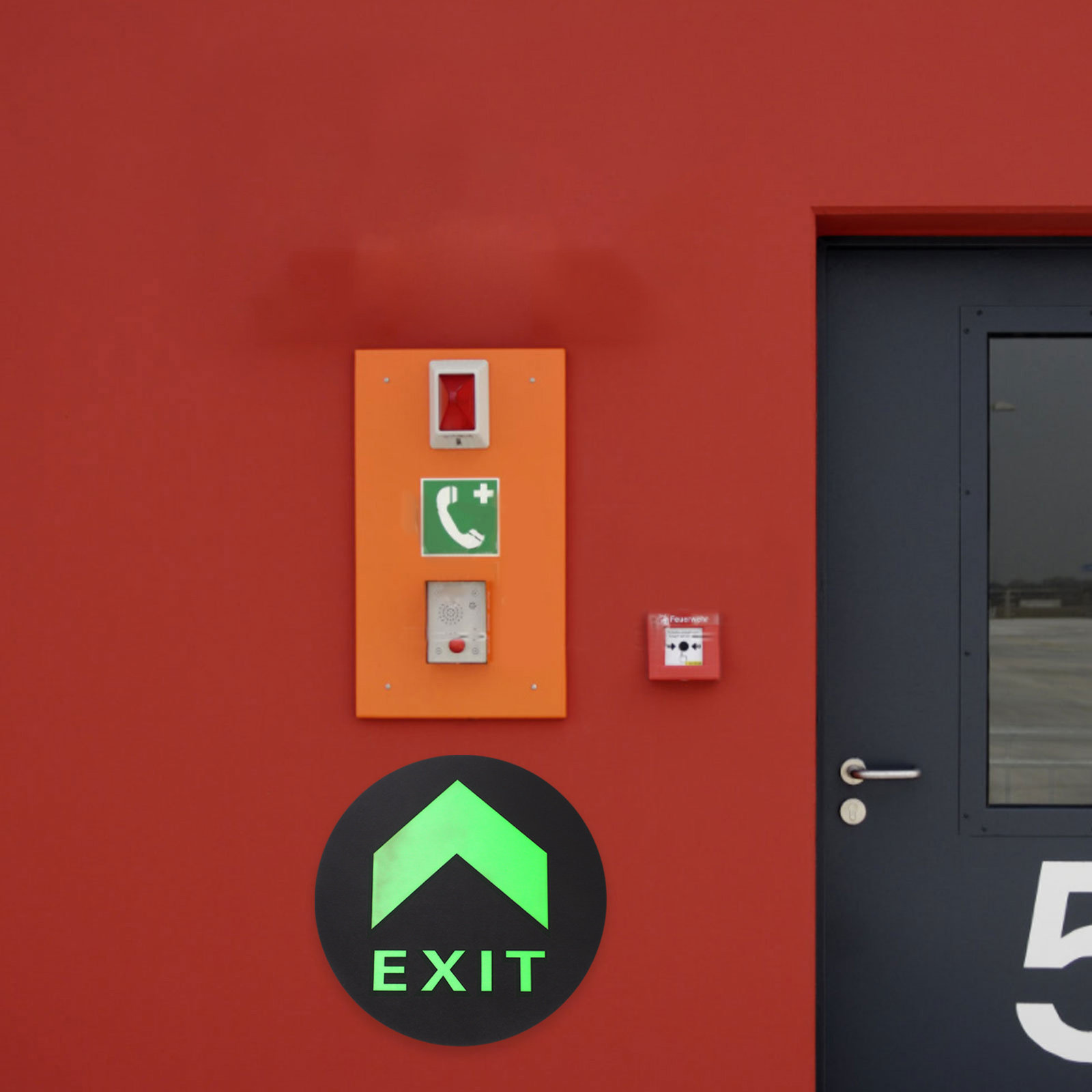 5Pcs Glow in Dark Exit Sign St - đánh giá và giá Emergency Exit Sign