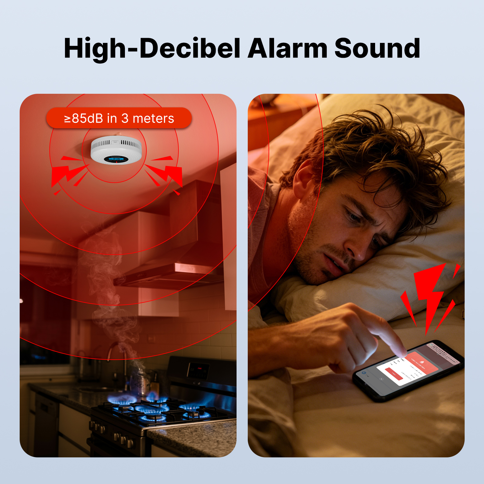 MOES Tuya Zigbee Smart Smoke C - đánh giá và giá Co Detector Plug