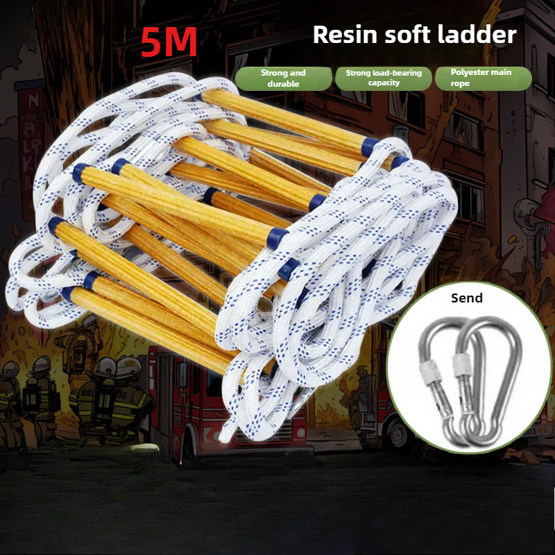 5M Resin Rope Ladder Aerial Wo - đánh giá và giá Fire Escape Ladder