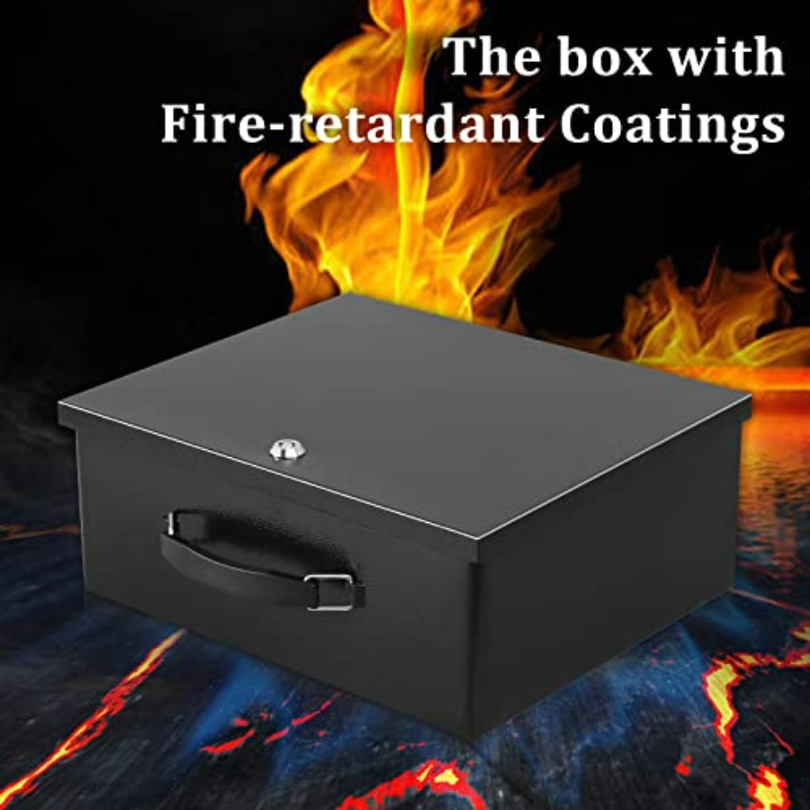 Portable Metal Safe Box with K - đánh giá và giá Fire Safe Document