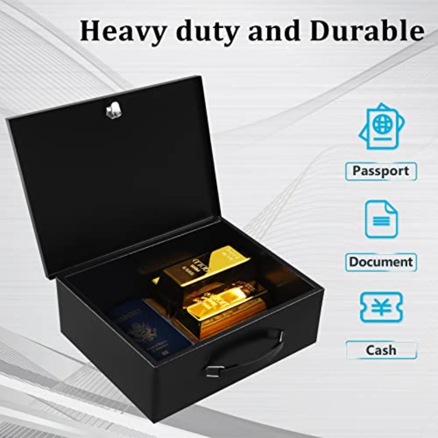 Portable Metal Safe Box with K - đánh giá và giá Fire Safe Document