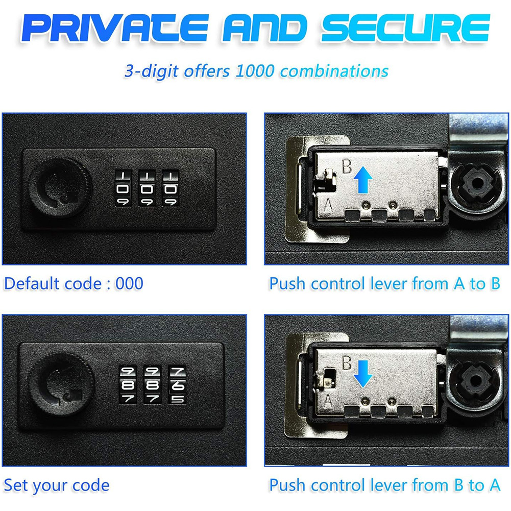 Professional 20 Key Hooks Comb - đánh giá và giá Lockbox Key Secure
